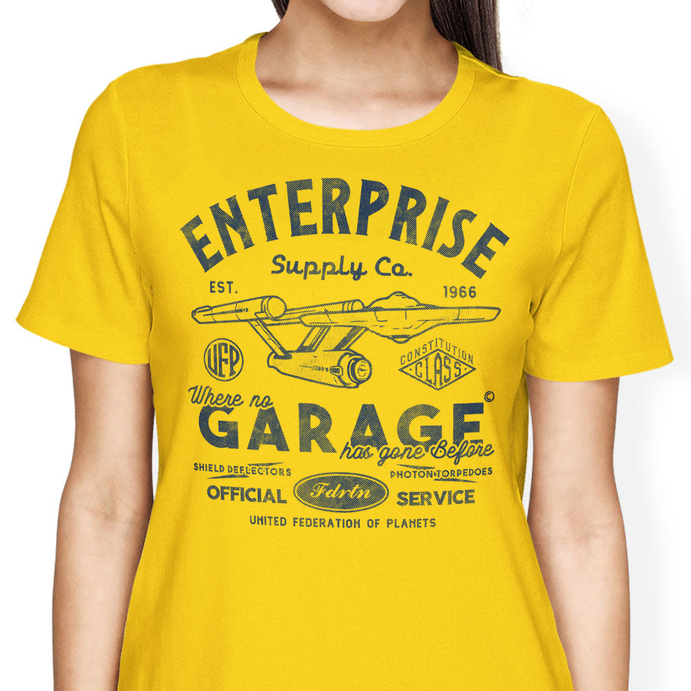 Enterprise Garage Women's Apparel - Adult & Kids T-Shirts, Sweatshirts & Hoodies apparel design preview 1