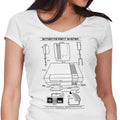 Entertainment System (Alt) Women's V-Neck - Adult & Kids T-Shirts, Sweatshirts & Hoodies apparel design preview 1