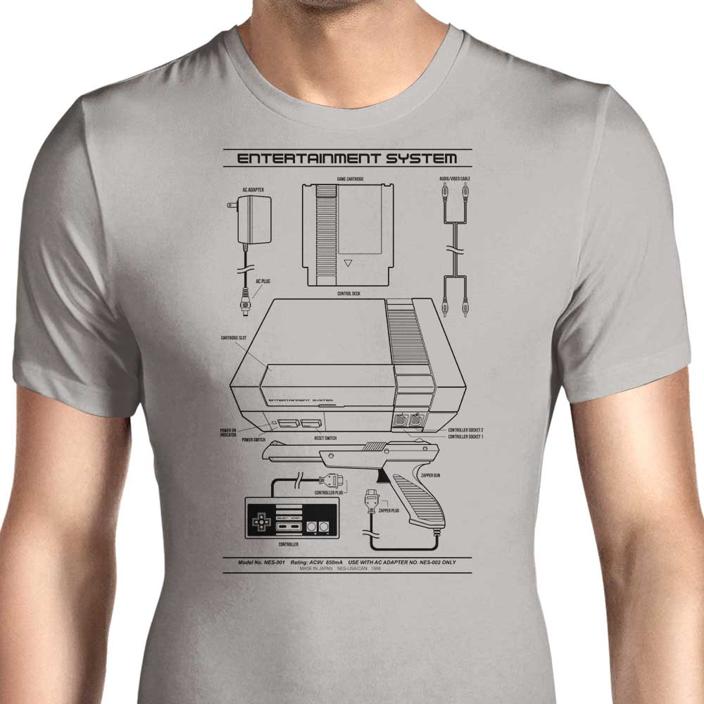 Entertainment System (Alt) Men's Apparel - Adult & Kids T-Shirts, Sweatshirts & Hoodies apparel design preview 1