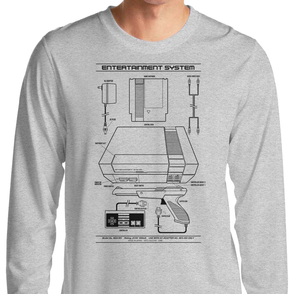 Entertainment System (Alt) - Adult & Kids T-Shirts, Sweatshirts & Hoodies apparel design preview 1