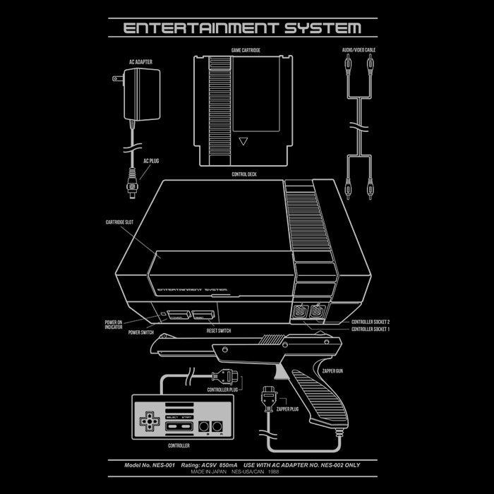 Entertainment System - Adult & Kids T-Shirts, Sweatshirts & Hoodies apparel design preview 2