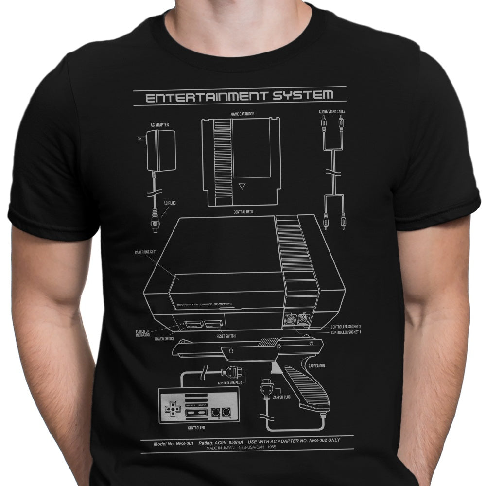 Entertainment System Men's Apparel - Adult & Kids T-Shirts, Sweatshirts & Hoodies apparel design preview 2