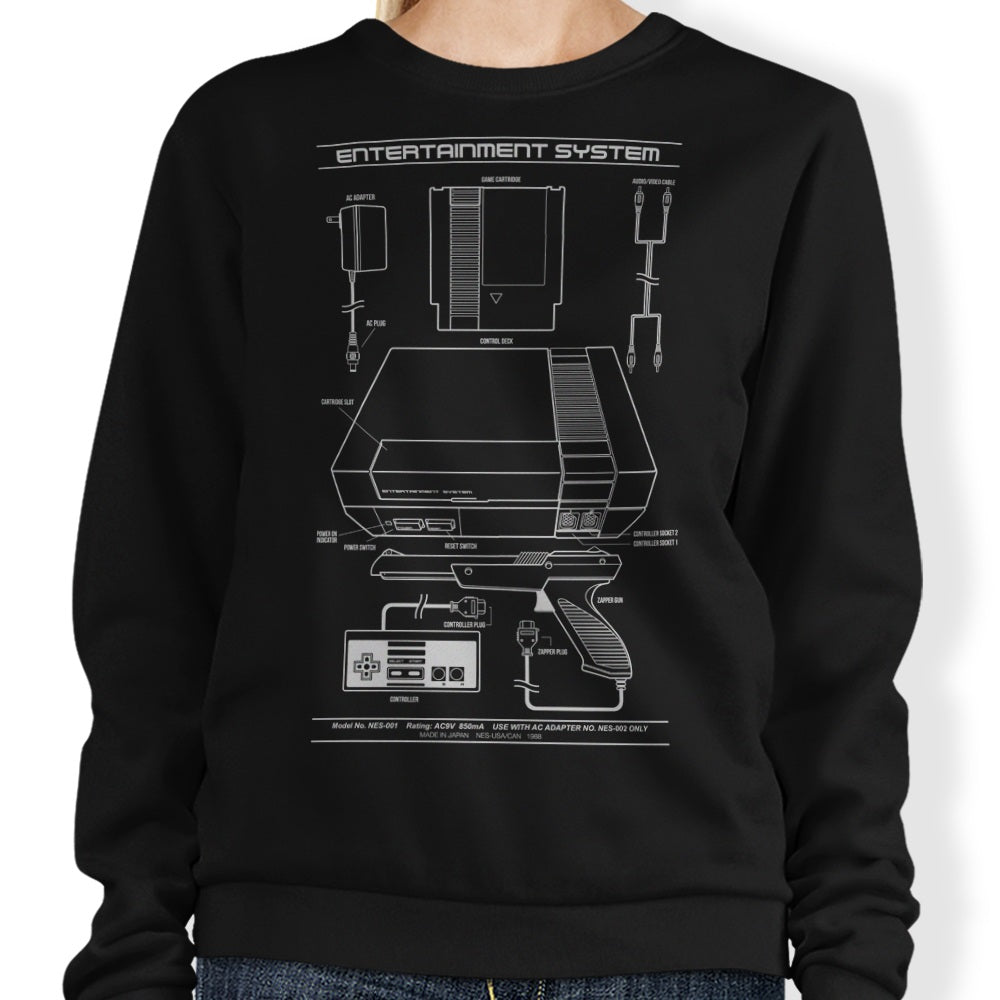 Entertainment System - Adult & Kids T-Shirts, Sweatshirts & Hoodies apparel design preview 1