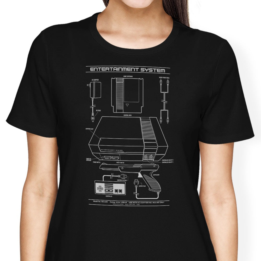 Entertainment System Women's Apparel - Adult & Kids T-Shirts, Sweatshirts & Hoodies apparel design preview 2