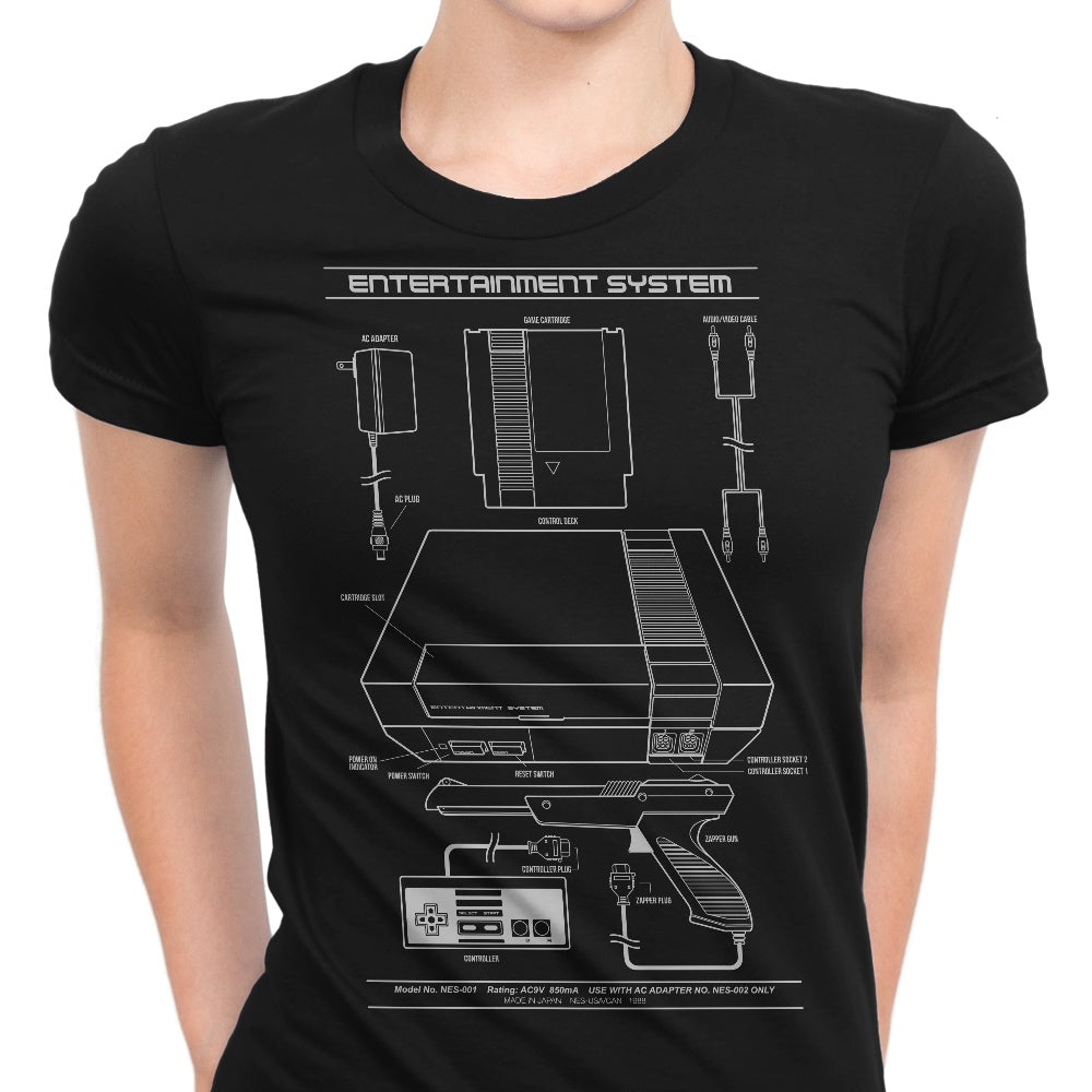 Entertainment System Women's Apparel - Adult & Kids T-Shirts, Sweatshirts & Hoodies apparel design preview 1
