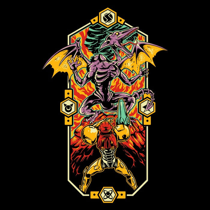 Epic Super Metroid - Adult & Kids T-Shirts, Sweatshirts & Hoodies apparel design preview 2
