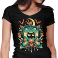 Episode 11: Halloween Cat Women's V-Neck - Adult & Kids T-Shirts, Sweatshirts & Hoodies apparel design preview 1