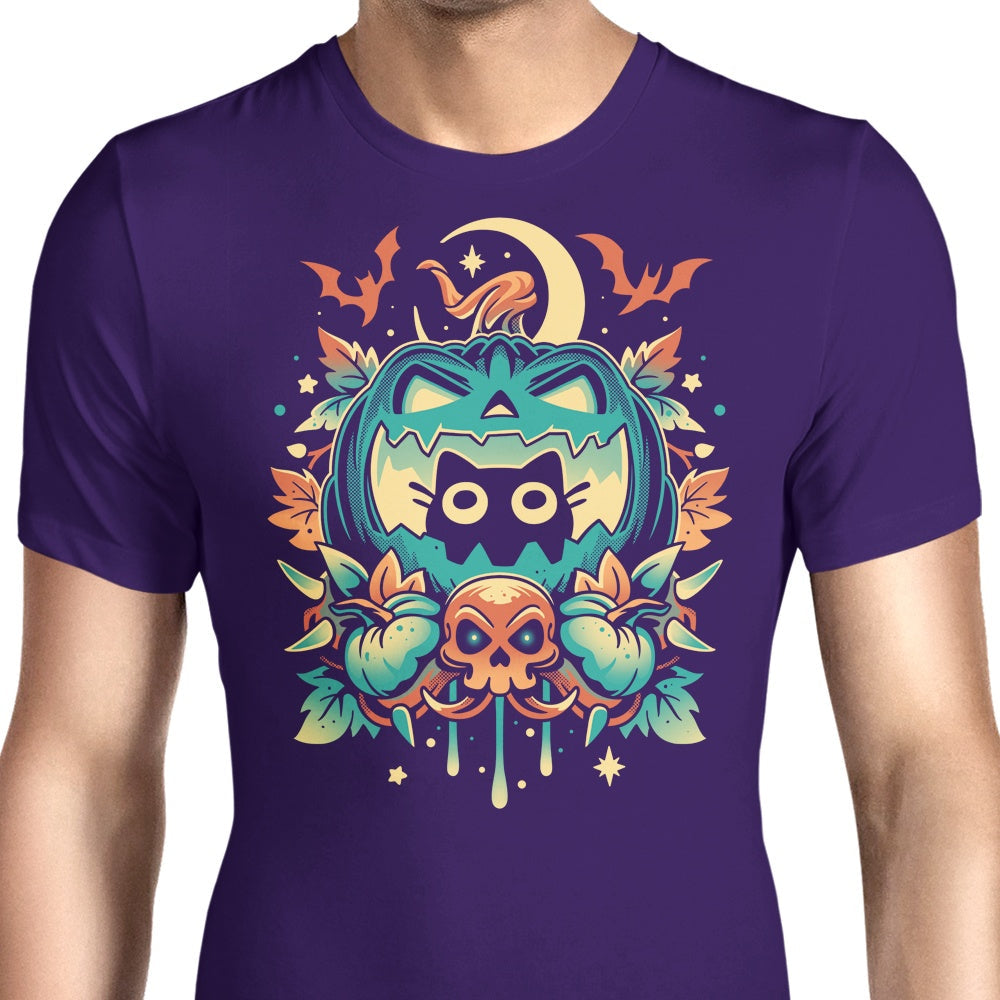 Episode 11: Halloween Cat Men's Apparel - Adult & Kids T-Shirts, Sweatshirts & Hoodies apparel design preview 1