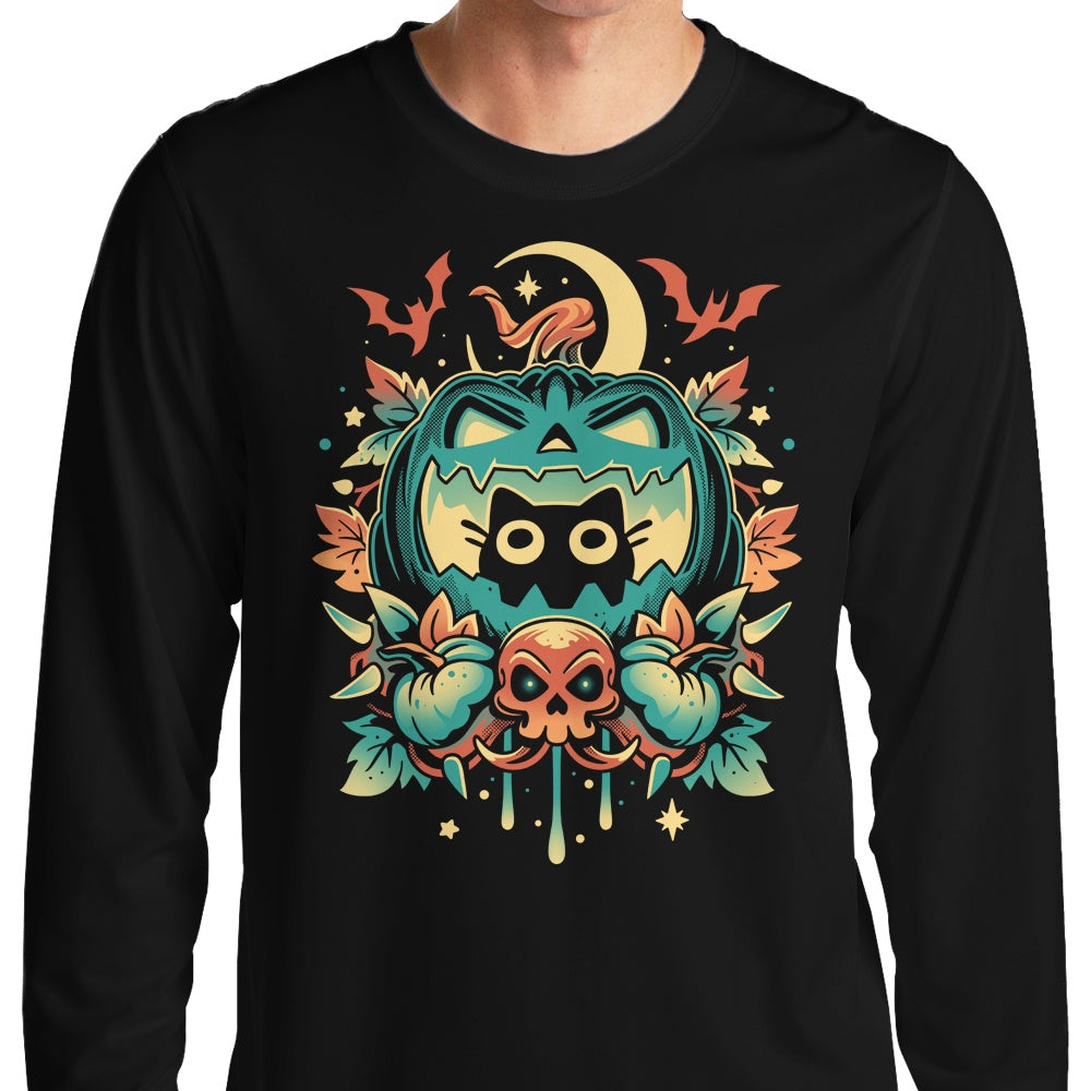 Episode 11: Halloween Cat - Adult & Kids T-Shirts, Sweatshirts & Hoodies apparel design preview 1