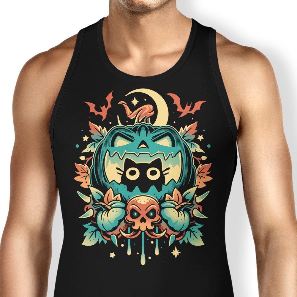 Episode 11: Halloween Cat Tank Top - Adult & Kids T-Shirts, Sweatshirts & Hoodies apparel design preview 1
