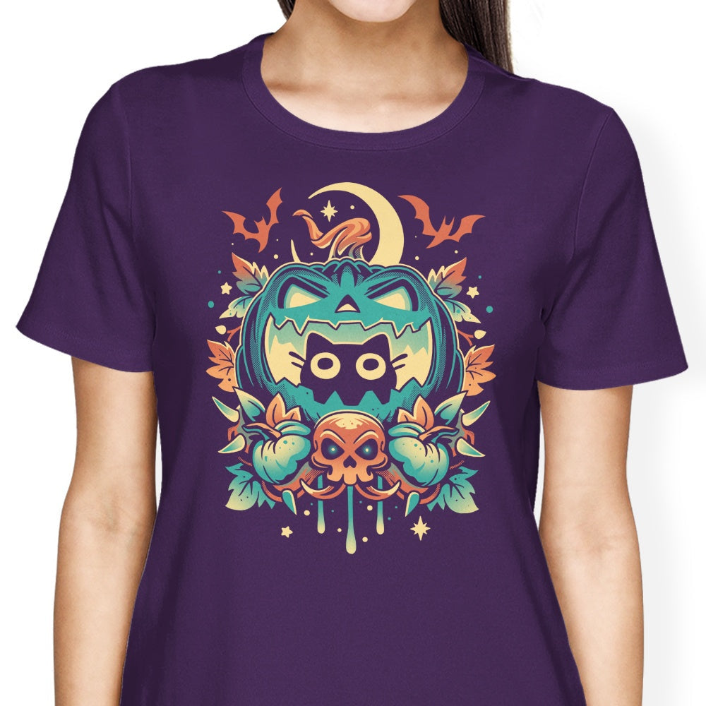 Episode 11: Halloween Cat Women's Apparel - Adult & Kids T-Shirts, Sweatshirts & Hoodies apparel design preview 1