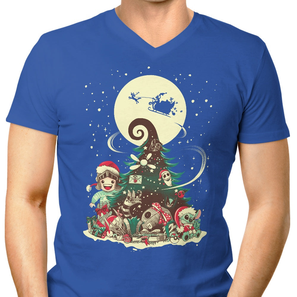 Episode 15: Christmas With Teerion Men's V-Neck - Adult & Kids T-Shirts, Sweatshirts & Hoodies apparel design preview 1