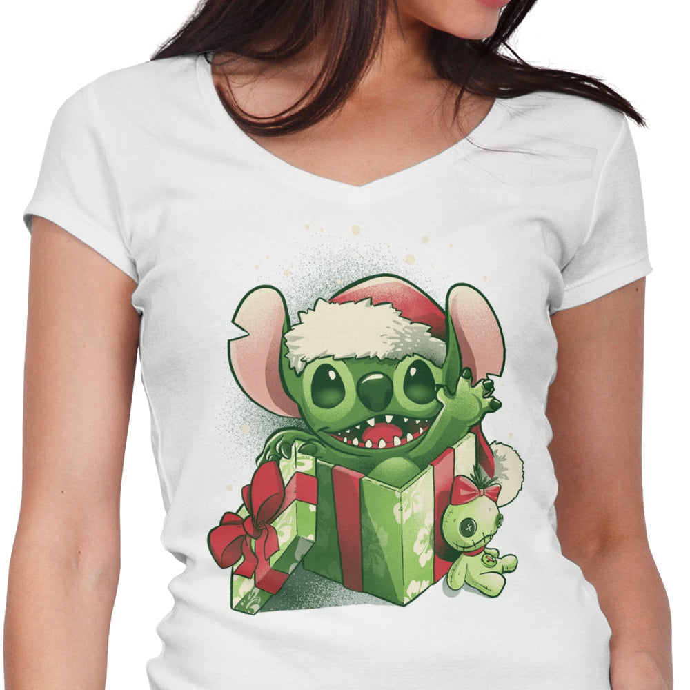 Episode 16: Christmas Experiment Women's V-Neck - Adult & Kids T-Shirts, Sweatshirts & Hoodies apparel design preview 1
