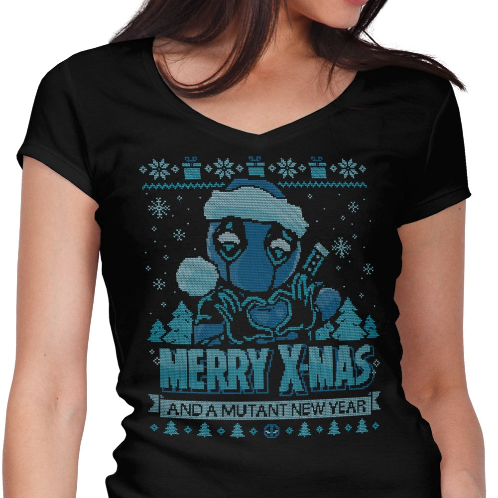 Episode 18: Chimichanga Xmas Women's V-Neck - Adult & Kids T-Shirts, Sweatshirts & Hoodies apparel design preview 1