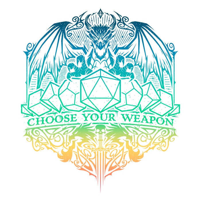 Episode 5: Choose Your Weapon Coasters - Adult & Kids T-Shirts, Sweatshirts & Hoodies apparel design preview 1