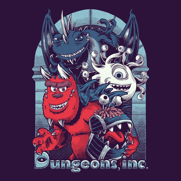 Episode 6: Dungeon's Inc. Coasters - Adult & Kids T-Shirts, Sweatshirts & Hoodies apparel design preview 1