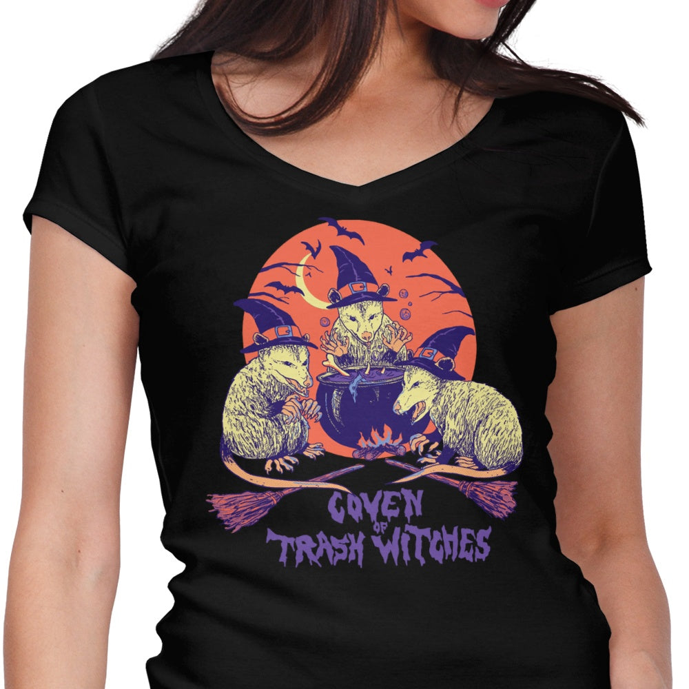 Episode 9: Coven of Trash Witches Women's V-Neck - Adult & Kids T-Shirts, Sweatshirts & Hoodies apparel design preview 1