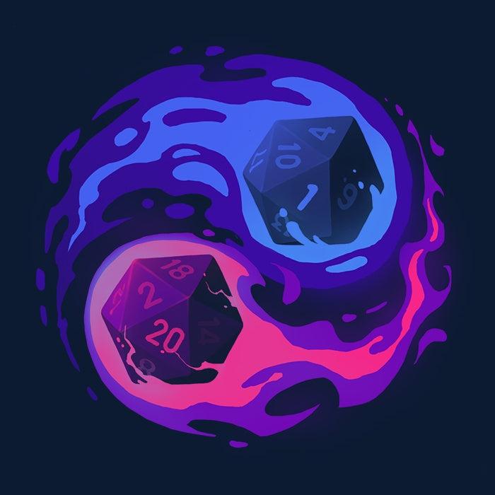 Episode III: Dice Balance Coasters - Adult & Kids T-Shirts, Sweatshirts & Hoodies apparel design preview 1