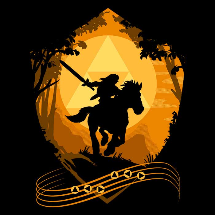 Epona's Song - Adult & Kids T-Shirts, Sweatshirts & Hoodies apparel design preview 2