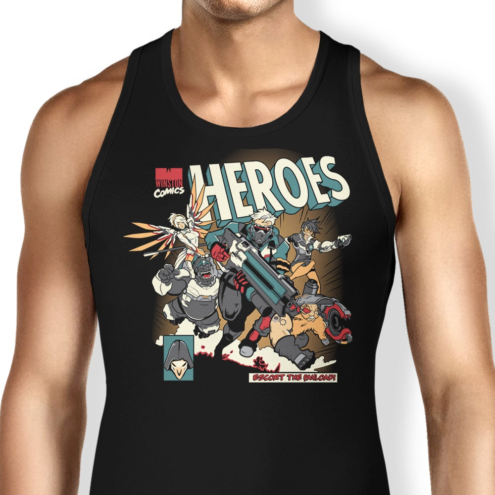 Escort the Payload Tank Top - Adult & Kids T-Shirts, Sweatshirts & Hoodies apparel design preview 1