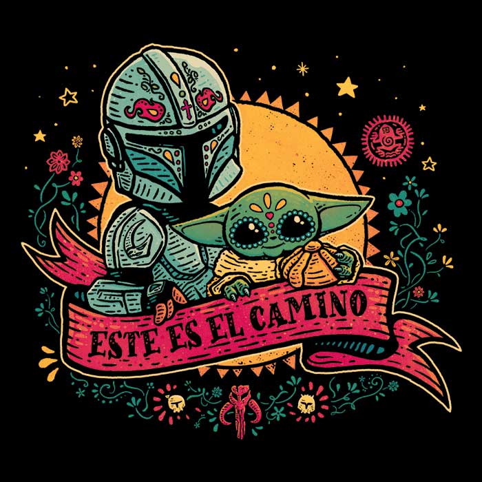 Estes Es El Camino Men's Apparel - Adult & Kids T-Shirts, Sweatshirts & Hoodies apparel design preview 2