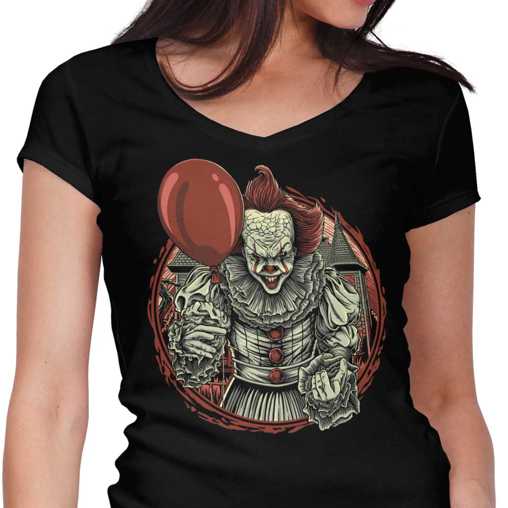 Eternal Grin Women's V-Neck - Adult & Kids T-Shirts, Sweatshirts & Hoodies apparel design preview 1