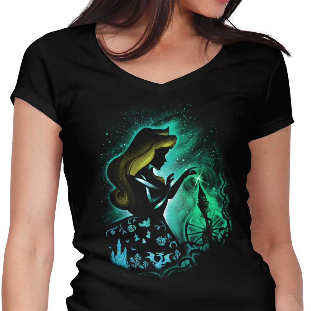 Eternal Sleep Women's V-Neck - Adult & Kids T-Shirts, Sweatshirts & Hoodies apparel design preview 1