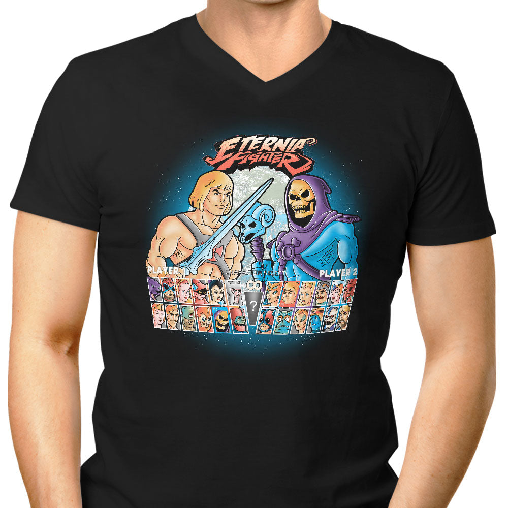 Eternia Fighters Men's V-Neck - Adult & Kids T-Shirts, Sweatshirts & Hoodies apparel design preview 1
