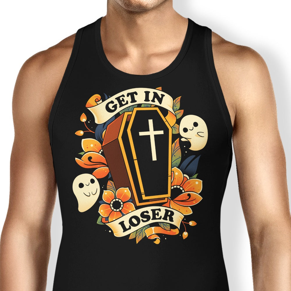 Even in Death Tank Top - Adult & Kids T-Shirts, Sweatshirts & Hoodies apparel design preview 1