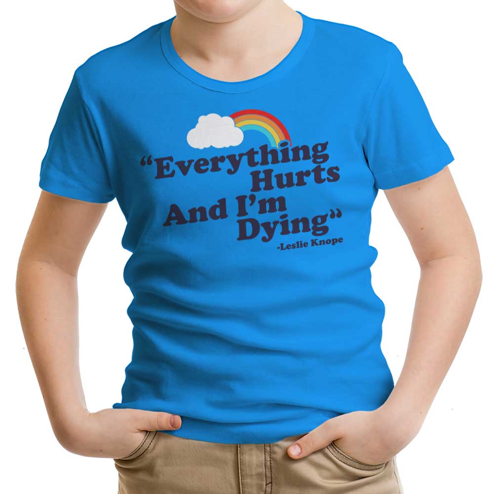 Everything Hurts Youth Apparel - Adult & Kids T-Shirts, Sweatshirts & Hoodies apparel design preview 1