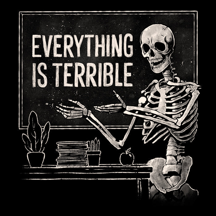 Everything is Terrible Men's V-Neck - Adult & Kids T-Shirts, Sweatshirts & Hoodies apparel design preview 2