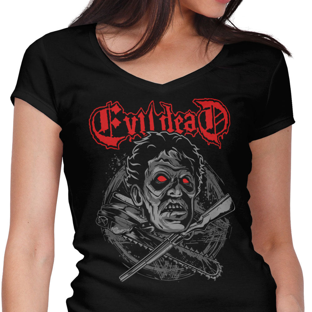 Evil Album (Alt) Women's V-Neck - Adult & Kids T-Shirts, Sweatshirts & Hoodies apparel design preview 1