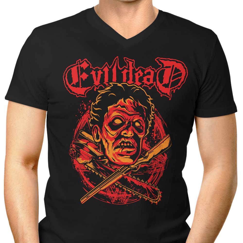 Evil Album Men's V-Neck - Adult & Kids T-Shirts, Sweatshirts & Hoodies apparel design preview 1