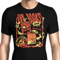 Evil Book Sale Men's Apparel - Adult & Kids T-Shirts, Sweatshirts & Hoodies apparel design preview 1