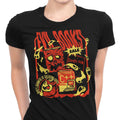 Evil Book Sale Women's Apparel - Adult & Kids T-Shirts, Sweatshirts & Hoodies apparel design preview 1