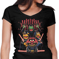 Evil Dark Puppets Women's V-Neck - Adult & Kids T-Shirts, Sweatshirts & Hoodies apparel design preview 1