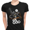 Evil God Women's Apparel - Adult & Kids T-Shirts, Sweatshirts & Hoodies apparel design preview 1