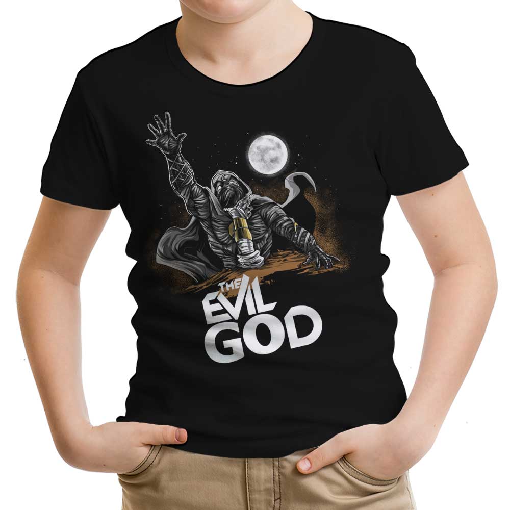 Evil God Youth Apparel - Adult & Kids T-Shirts, Sweatshirts & Hoodies apparel design preview 1