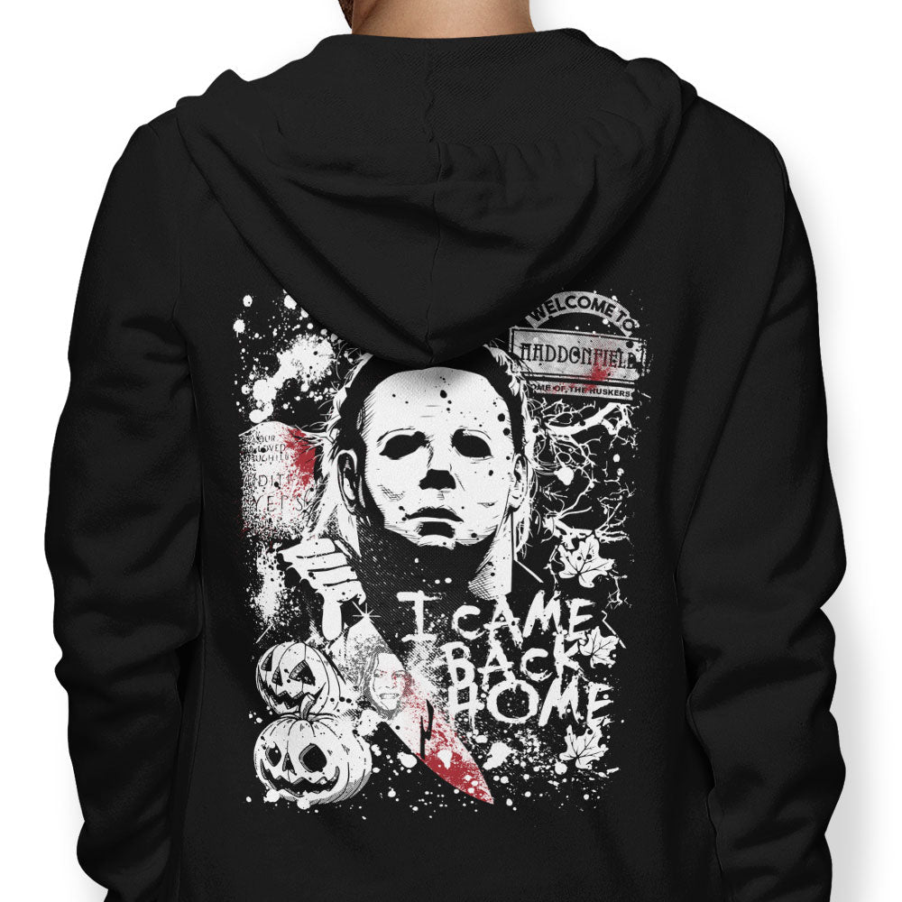 Evil in Haddonfield - Adult & Kids T-Shirts, Sweatshirts & Hoodies apparel design preview 1