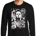 Evil in Haddonfield - Adult & Kids T-Shirts, Sweatshirts & Hoodies apparel design preview 1