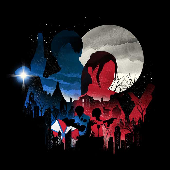 Evil Silhouette Men's Apparel - Adult & Kids T-Shirts, Sweatshirts & Hoodies apparel design preview 2