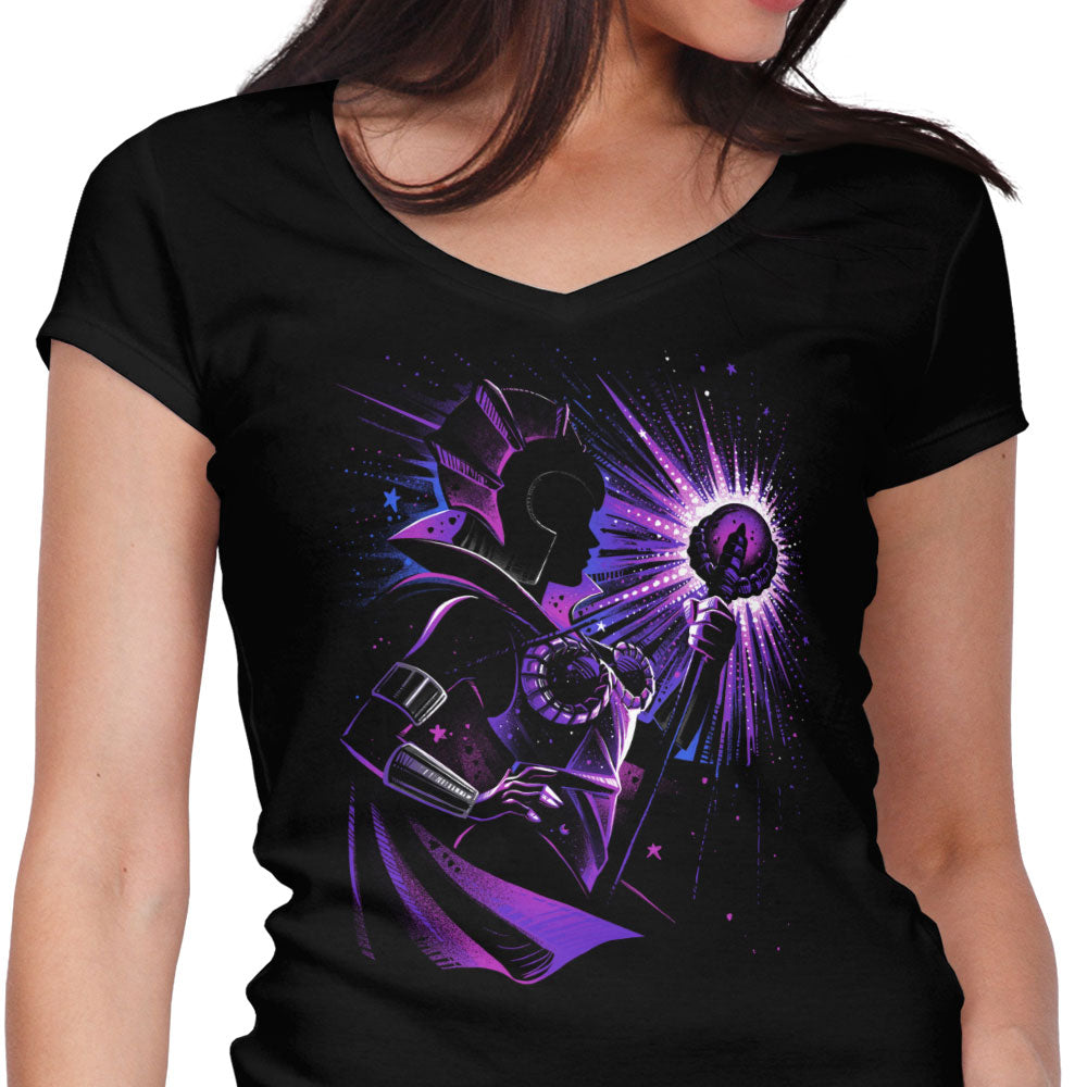 Evil Warrior Goddess Women's V-Neck - Adult & Kids T-Shirts, Sweatshirts & Hoodies apparel design preview 1
