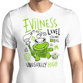 Evilness Level Men's Apparel - Adult & Kids T-Shirts, Sweatshirts & Hoodies apparel design preview 1