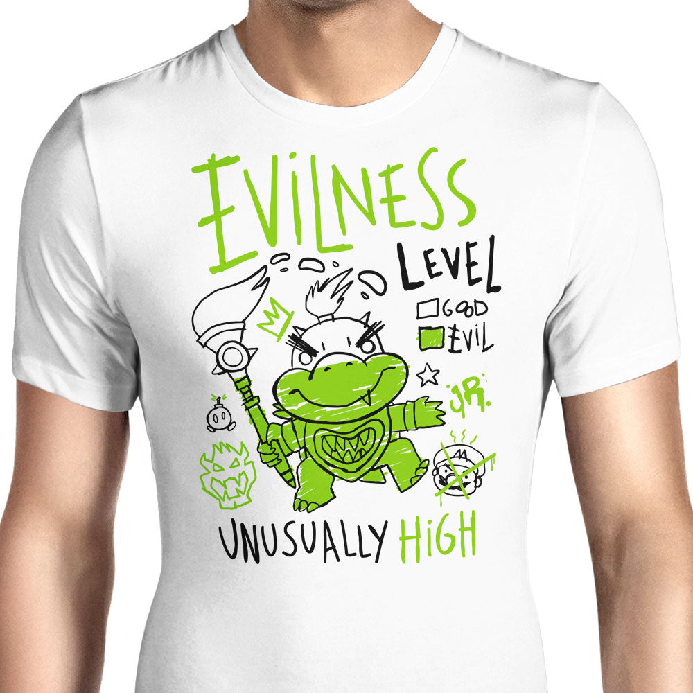 Evilness Level Men's Apparel - Adult & Kids T-Shirts, Sweatshirts & Hoodies apparel design preview 1