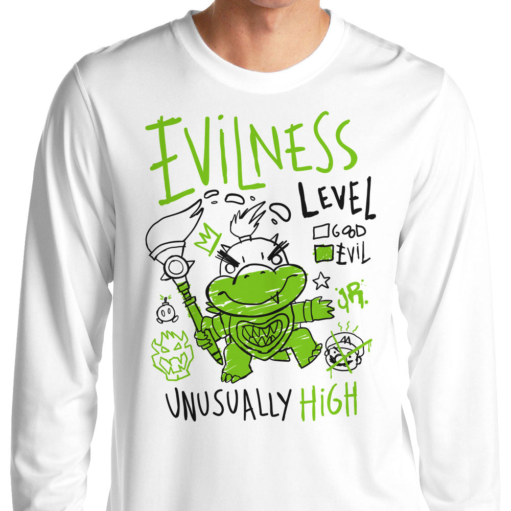 Evilness Level - Adult & Kids T-Shirts, Sweatshirts & Hoodies apparel design preview 1