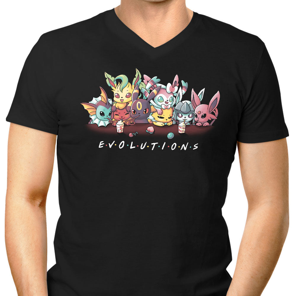 Evolutions Men's V-Neck - Adult & Kids T-Shirts, Sweatshirts & Hoodies apparel design preview 1