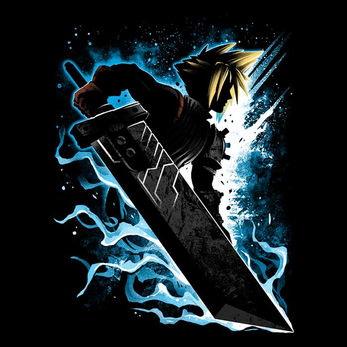 Ex-Soldier and Buster Sword Women's V-Neck - Adult & Kids T-Shirts, Sweatshirts & Hoodies apparel design preview 2