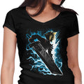 Ex-Soldier and Buster Sword Women's V-Neck - Adult & Kids T-Shirts, Sweatshirts & Hoodies apparel design preview 1