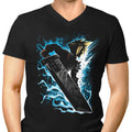 Ex-Soldier and Buster Sword Men's V-Neck - Adult & Kids T-Shirts, Sweatshirts & Hoodies apparel design preview 1