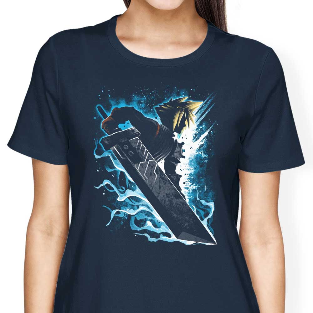 Ex-Soldier and Buster Sword Women's Apparel - Adult & Kids T-Shirts, Sweatshirts & Hoodies apparel design preview 2